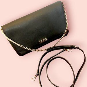 Kate Spade Black Crossbody Purse with 22" adjustable strap